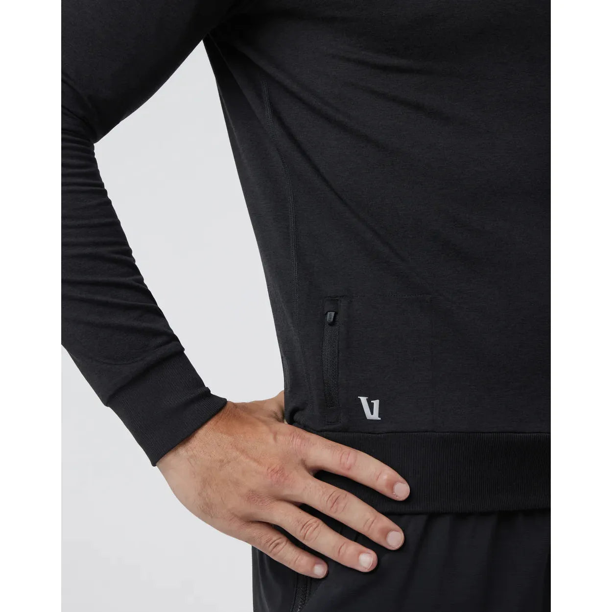 Vuori Men's Ponto Performance Crew - Lightweight & Breathable Workout Shirt for Gym, Running & Yoga | Moisture-Wicking Activewear Top for Men