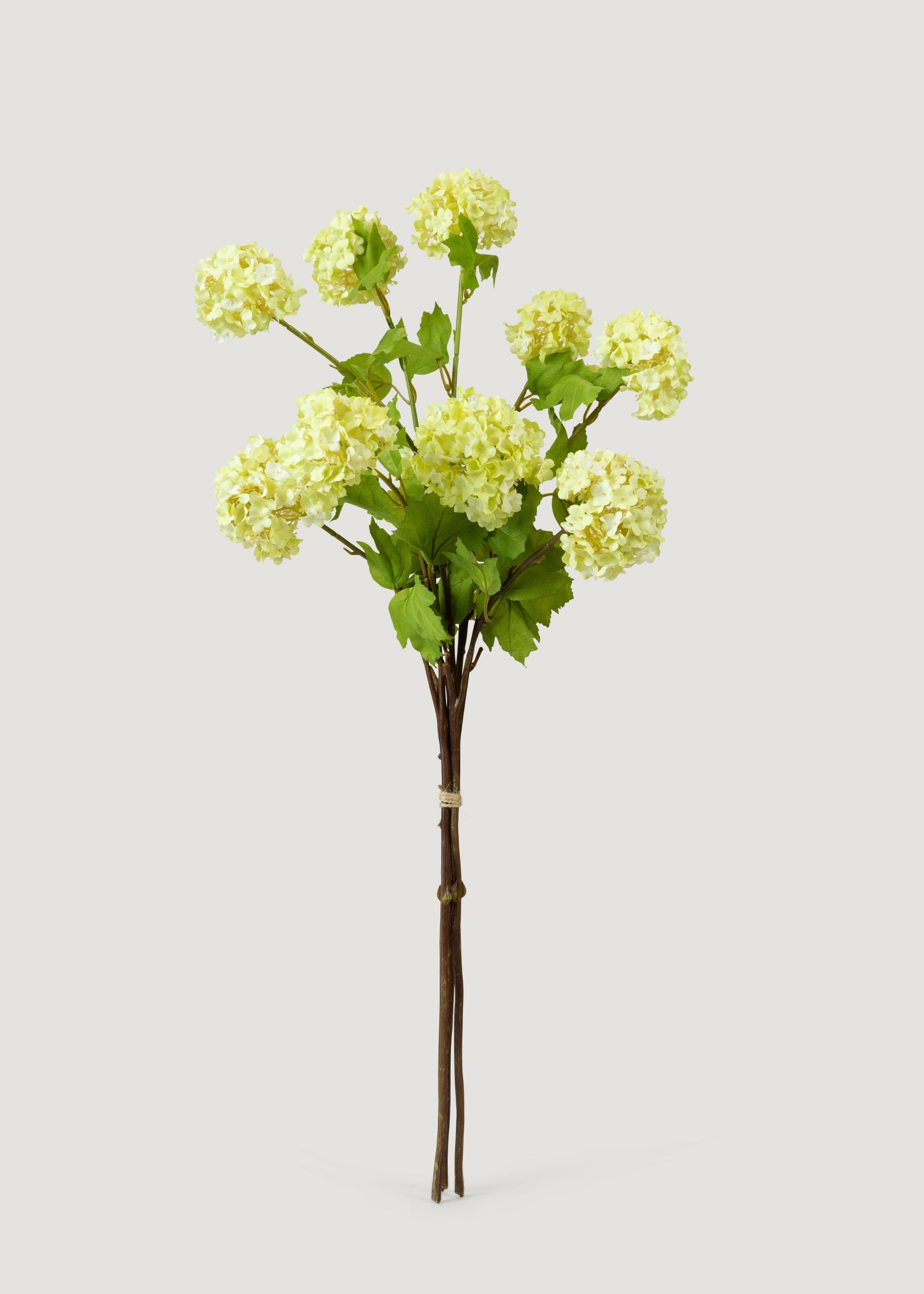 Honeydew Green Snowball Fake Flower Bundle - 31 Pcs Artificial Flowers for Home Decor, Wedding, Party, and Event Centerpieces - Realistic Faux Floral Arrangement for DIY Crafts and Table Decorations