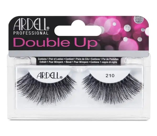 Ardell Double 210 False Eyelashes - Natural Looking Strip Lashes for Dramatic Eye Makeup | Perfect for Parties, Weddings & Special Occasions