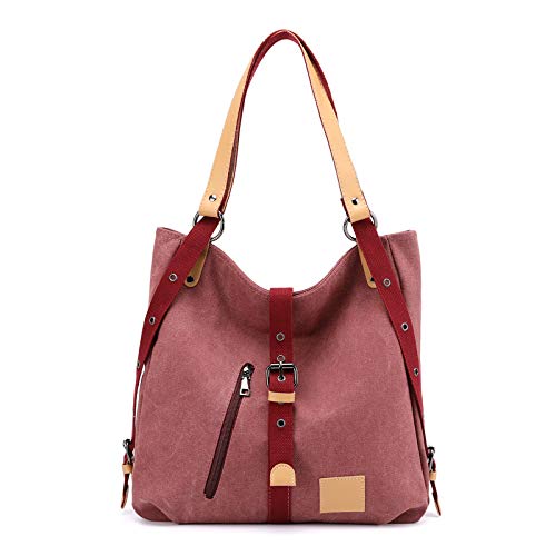 Hiigoo Cotton Canvas Tote Bag - Durable Casual Shoulder Bag for Women, Fashionable Shopping & Travel Handbag - Perfect for Work, Beach, Grocery & Daily Use