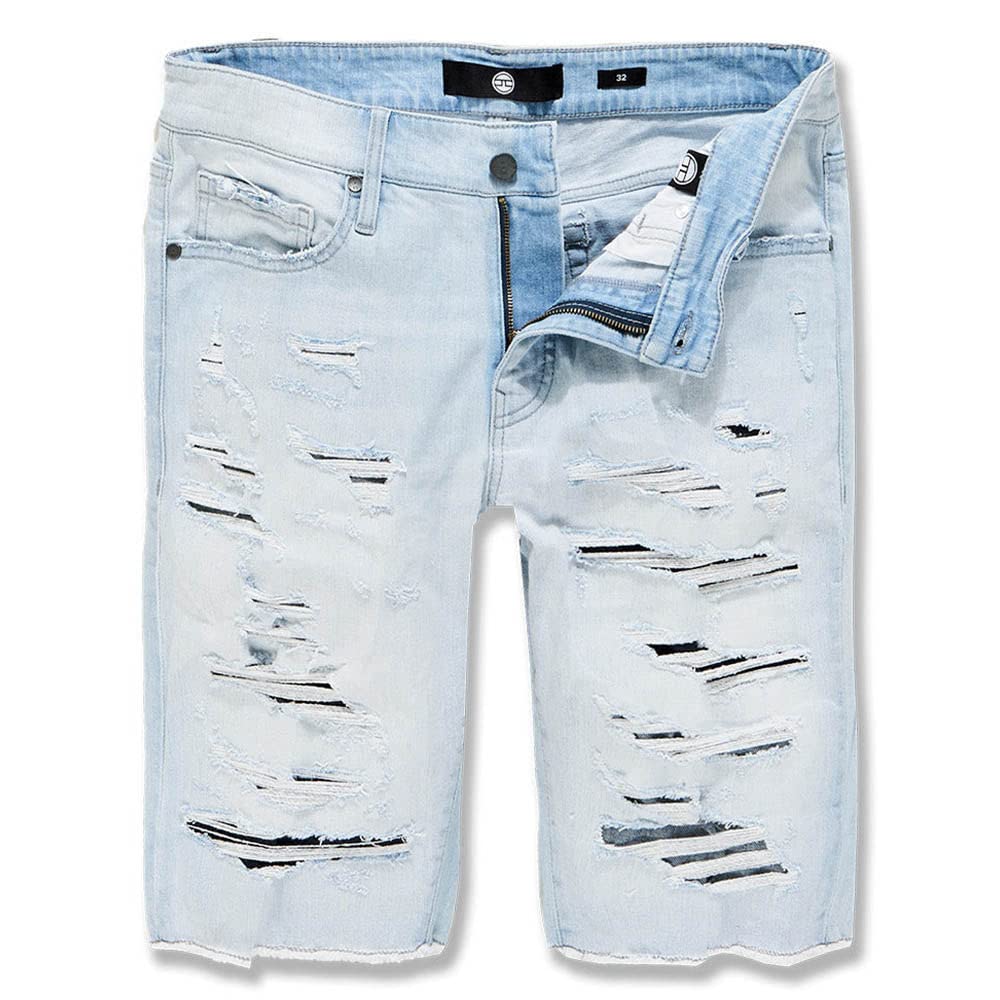 Jordan Craig Men's Lafayette Denim Shorts - Ice Blue | Comfortable Casual Wear for Summer & Outdoor Activities