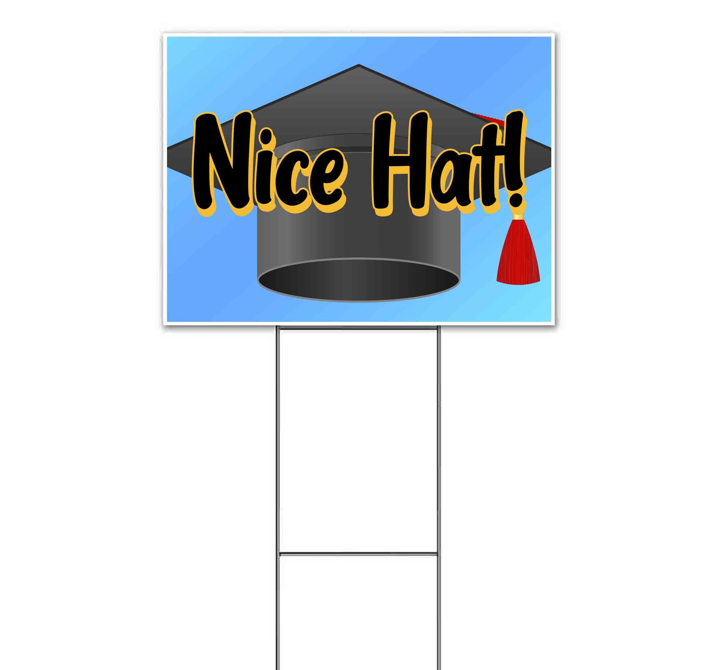 Graduation Cap Yard Sign - 18