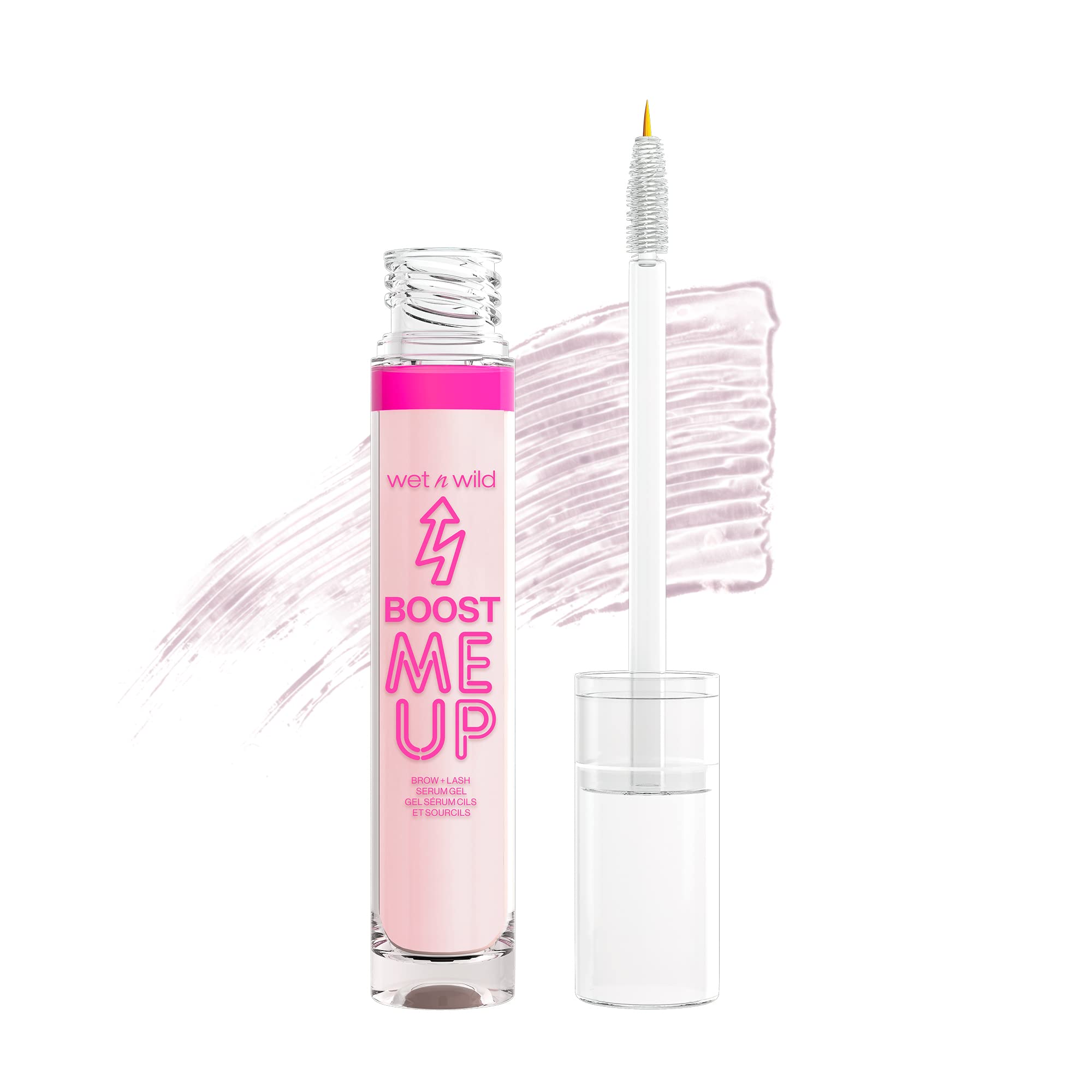 Wet n Wild Boost Me Up Brow & Lash Growth Serum - Natural Eyelash & Eyebrow Enhancer for Thicker, Fuller Lashes & Brows | Perfect for Daily Beauty Routine & Nighttime Care