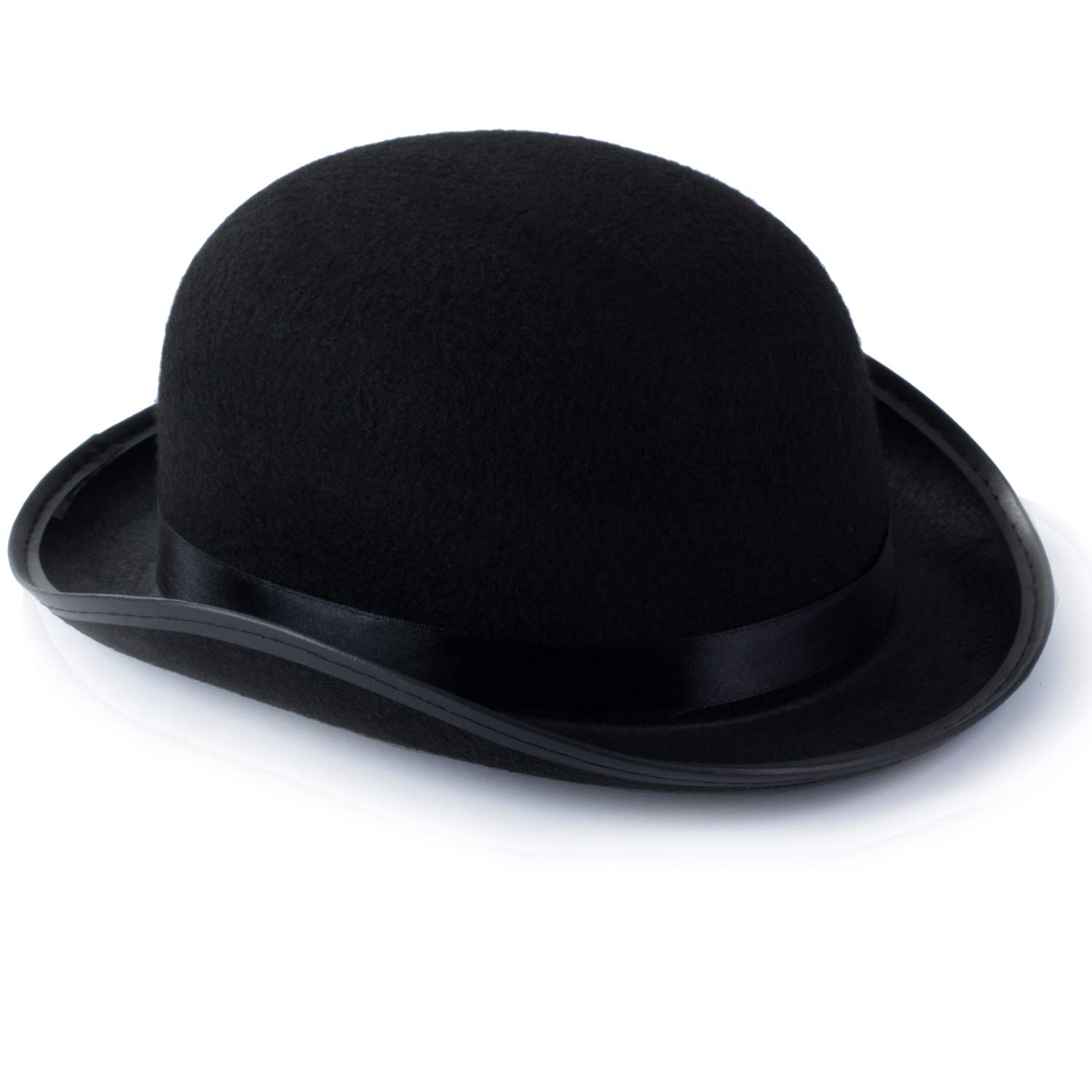 Funny Derby Bowler Hat for Men & Women - Unisex Vintage Costume Party Hat - Perfect for Halloween, Cosplay, and Themed Events
