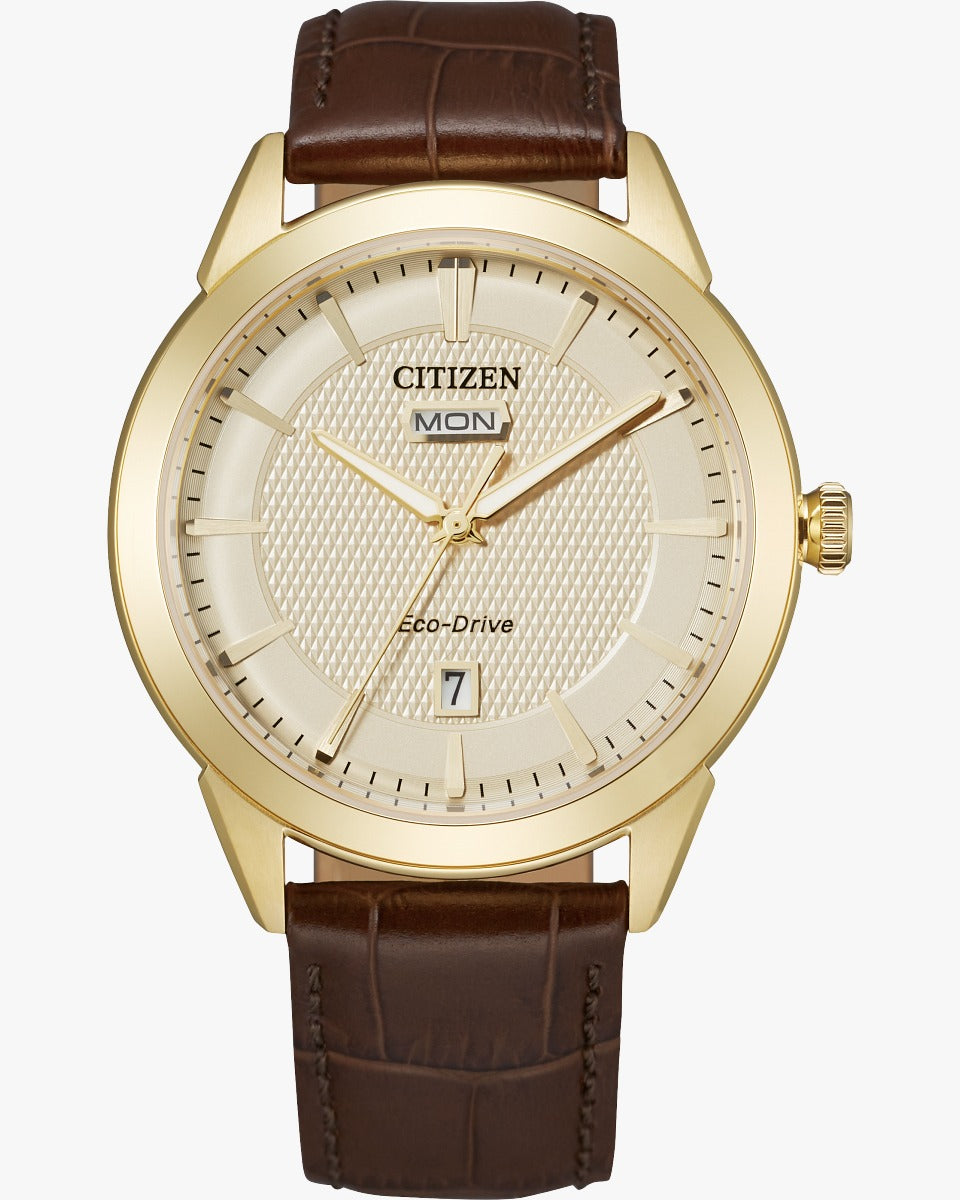 Citizen Men's Eco-Drive Stainless Steel Watch with Date - CORSO Collection | Waterproof & Durable for Business, Casual & Outdoor Activities