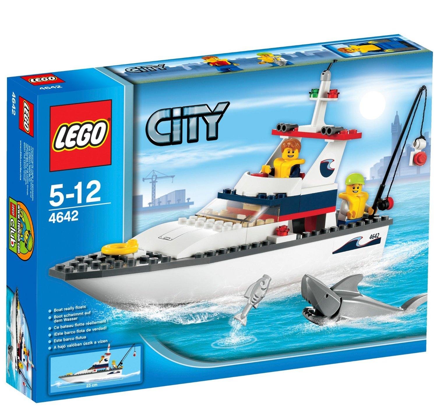 LEGO City Fishing Boat Toy Set - Building Blocks for Kids, Creative Play & Collectible Model - Perfect for Imaginative Play, Gifts & Display