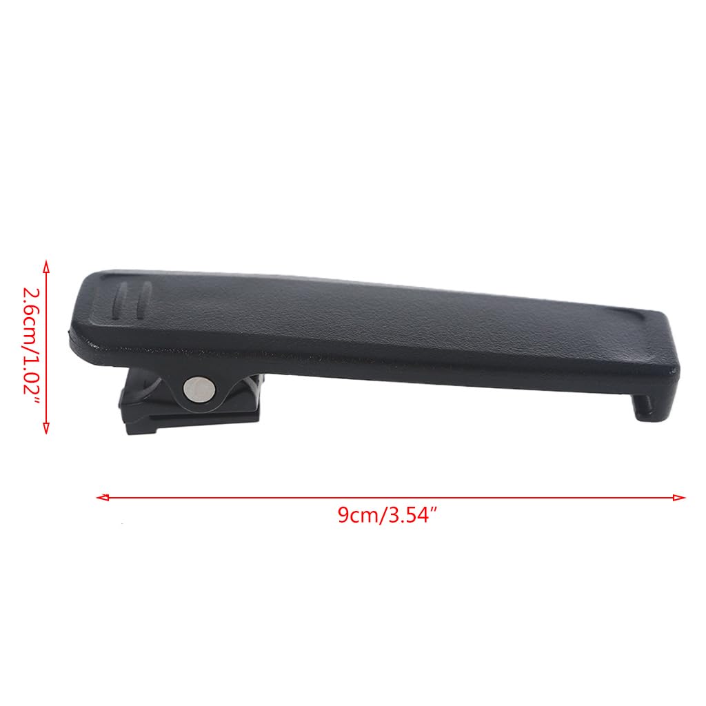 ZENZQ MB-133 Two-Way Radio Belt Clip for IC-V88 IC-U88 IC-F1000 IC-F2000 IC-F29SR Walkie Talkies - Secure Hands-Free Communication for Construction, Security & Outdoor Activities