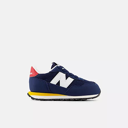 237 Bungee Lace Sneakers for Men Women - Navy Blue & Varsity Gold Athletic Shoes | Comfortable Running Walking Casual Sneakers for Gym Workout & Everyday Wear