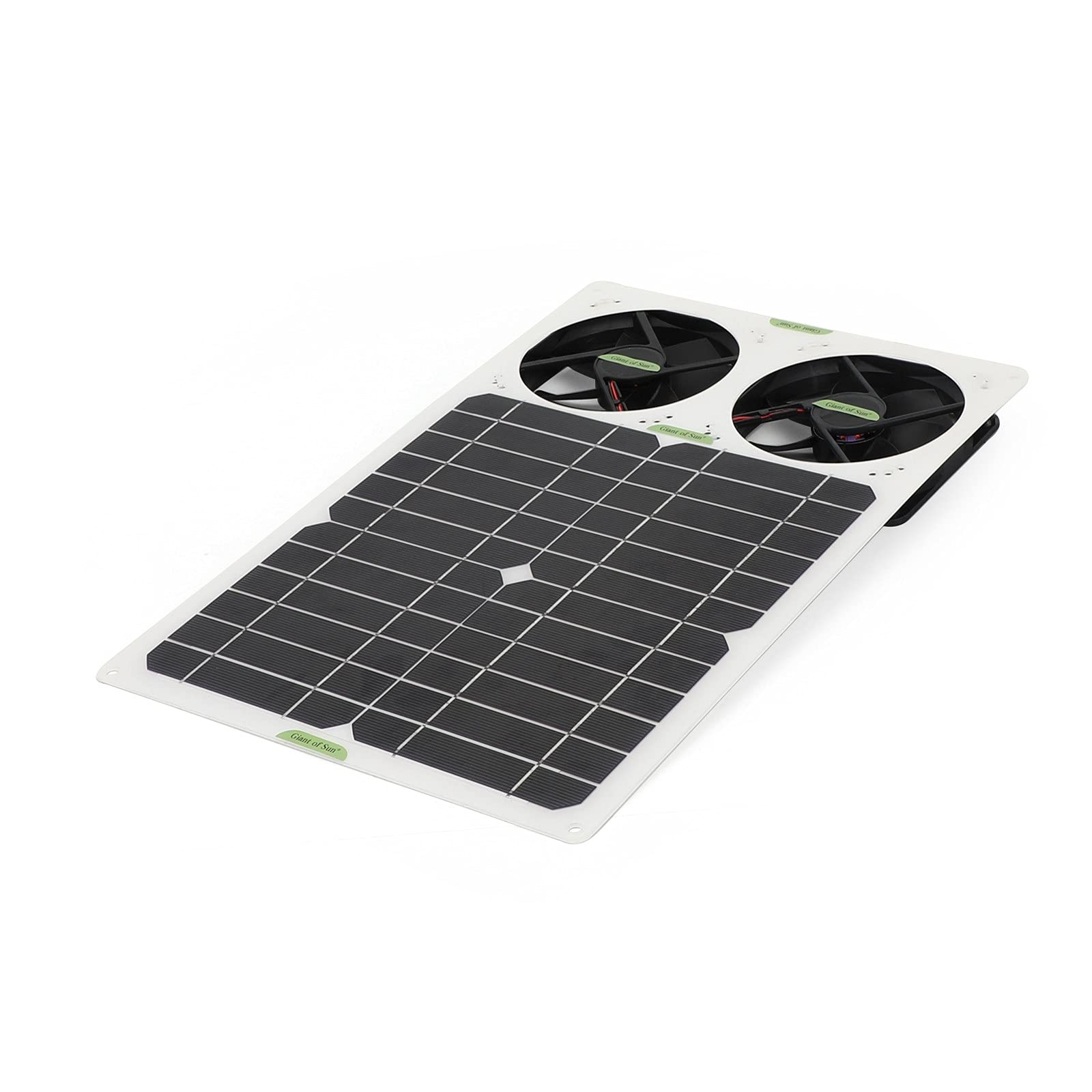 40W Solar Powered Car Exhaust Fan - Mini Ventilator for Greenhouse, RV, Shed & Vehicle Cooling - Eco-Friendly Solar Energy Ventilation System