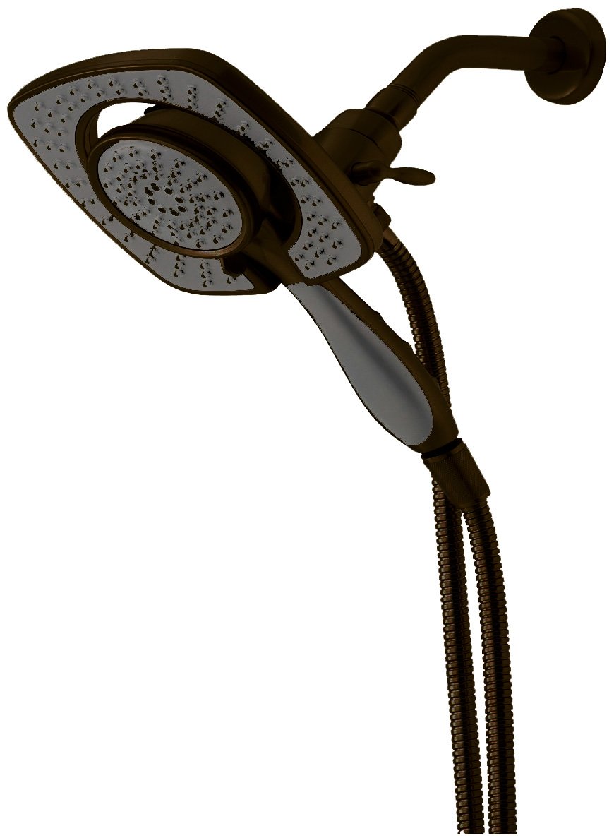 Alsons 64683710BX In2ition Two-in-One Shower System, Oil Rubbed Bronze Finish - Perfect for Bathroom Renovation & Space-Saving Design
