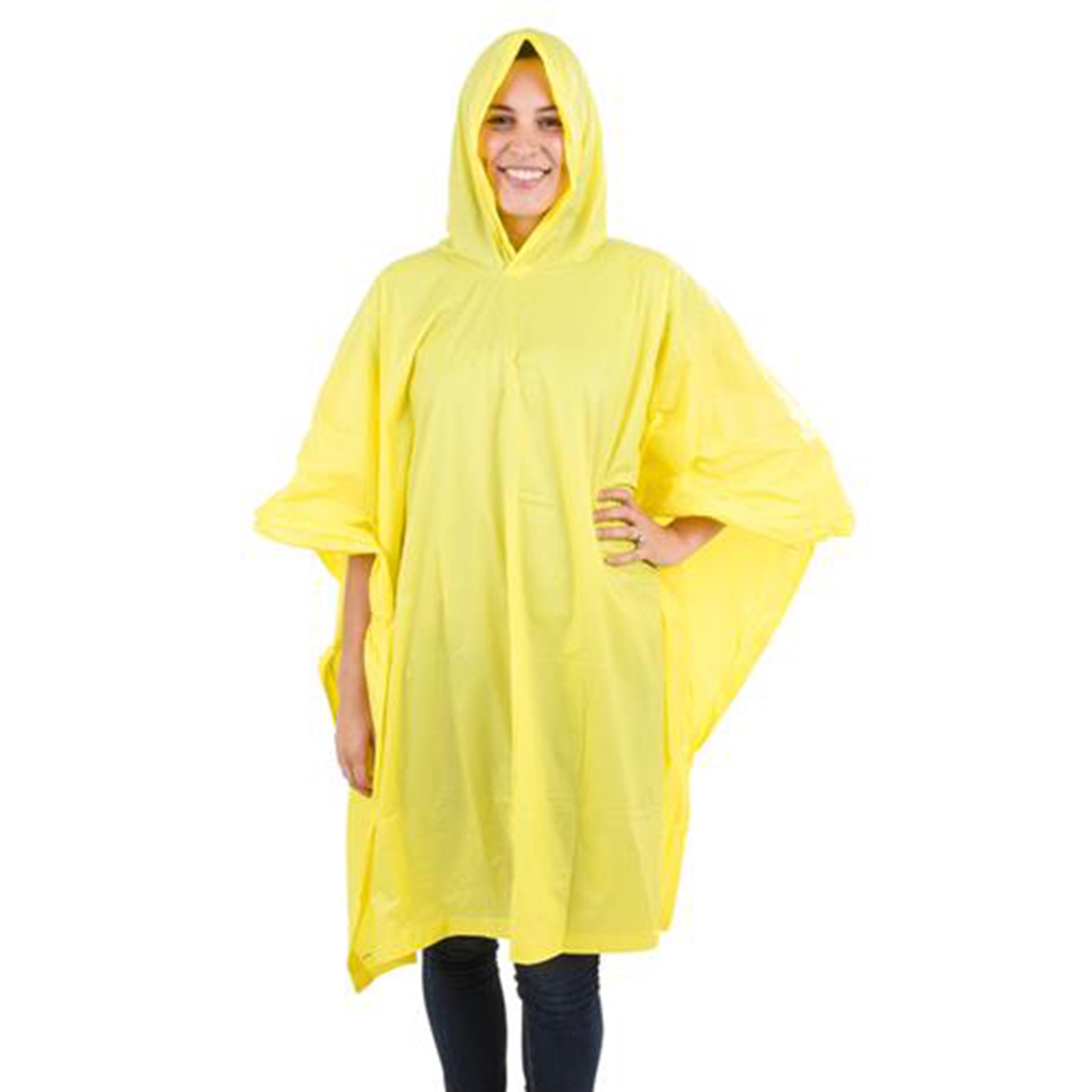 Waterproof Adult Rain Poncho - Lightweight & Reusable Emergency Raincoat for Outdoor Activities, Camping, Hiking, and Travel