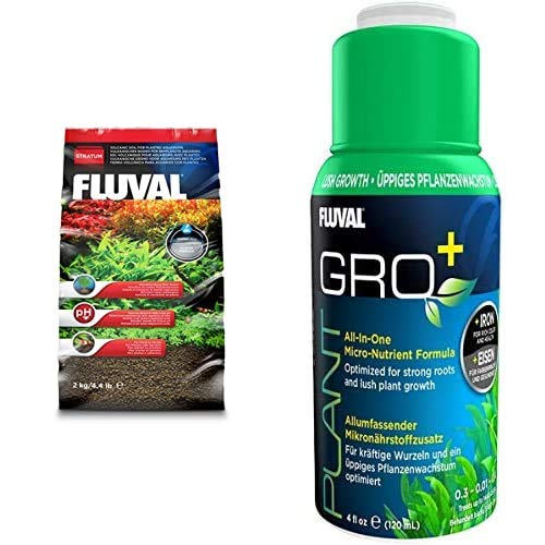 Fluval Aquarium Planting Stratum 4.4lb - Nutrient-Rich Substrate for Aquatic Plants | Perfect for Freshwater Fish Tanks, Aquascaping & Planted Aquariums