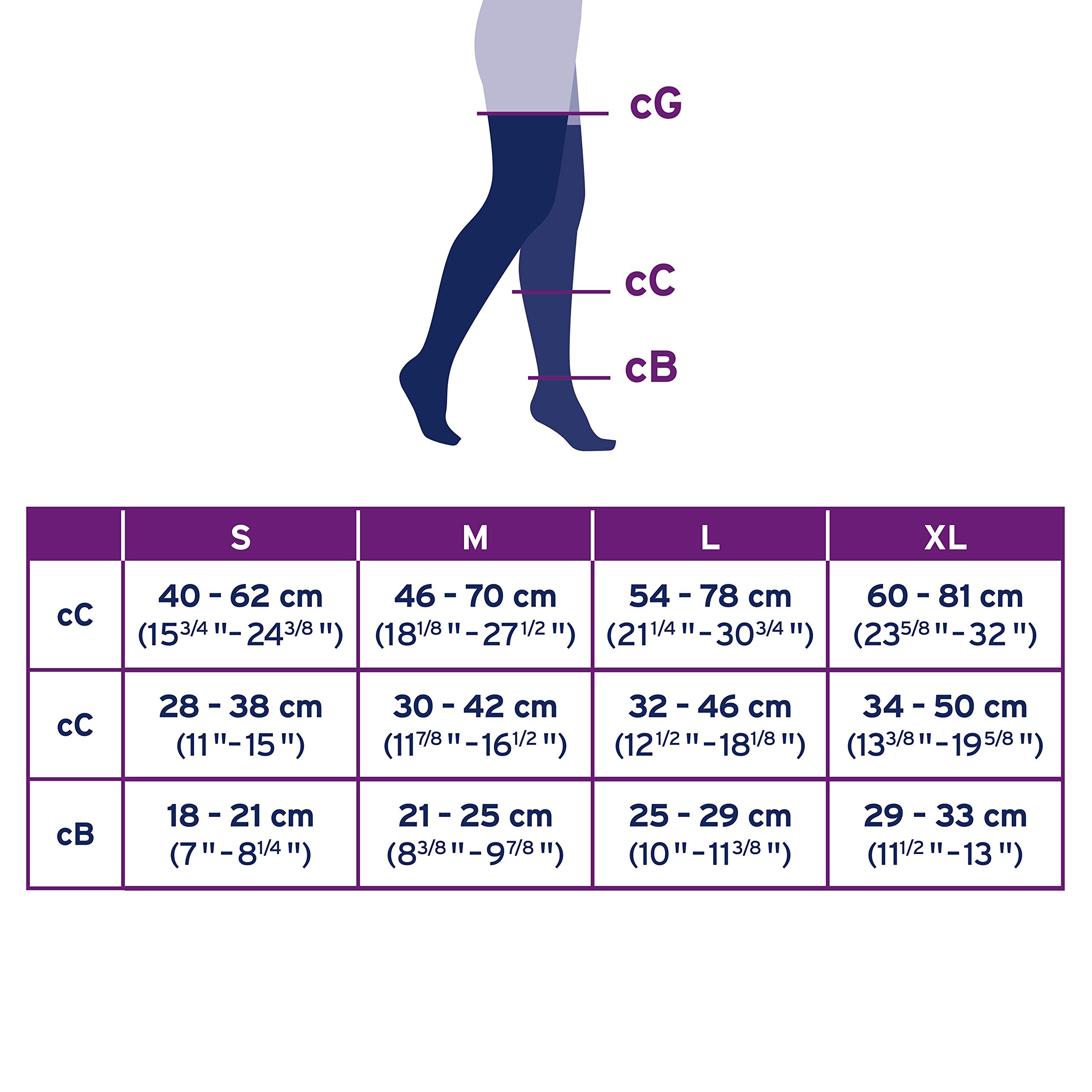 JOBST Maternity Compression Stockings 20-30 mmHg Firm Support - Opaque Thigh High Stockings for Pregnancy Swelling & Varicose Veins Relief - Perfect for Work, Travel & Everyday Comfort During Pregnancy