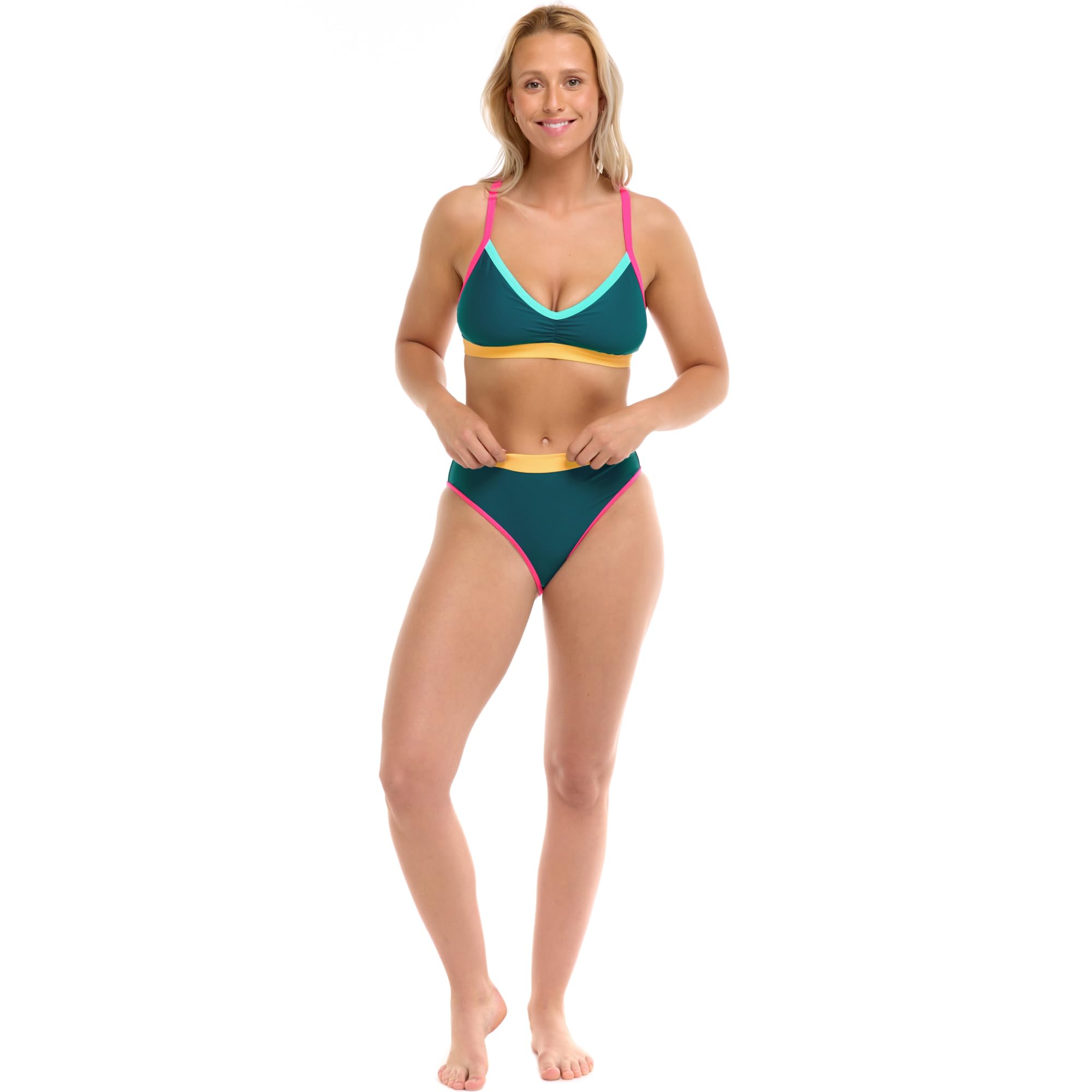 Body Glove Smoothies Drew Solid Bikini Top - D, DD, E, F Cup Swimwear for Women | Perfect for Beach, Pool & Summer Vacations