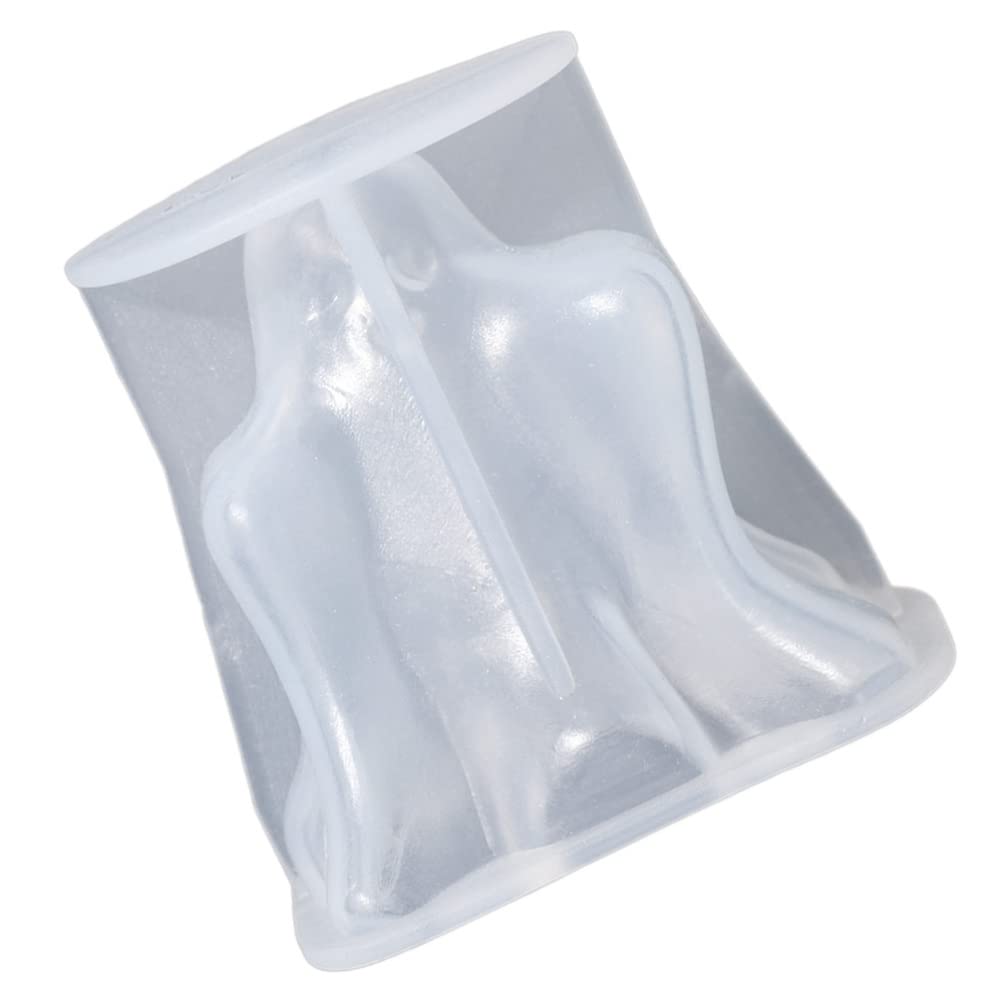 COHEALI Large 3D Ghost Ice Mold - Silicone Ice Cube Tray for DIY Whiskey, Bourbon, Cocktails & Beer - Halloween Party Drink Accessories & Resin Crafting - Perfect for Spooky Cocktails, Home Bars & Themed Events