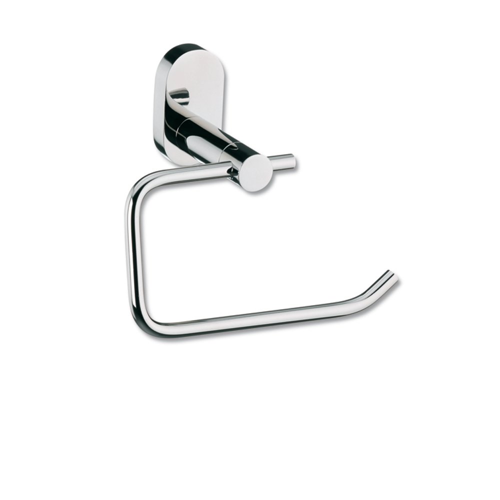 Premium Chrome Stainless Steel Toilet Paper Holder - 14.5 x 14.5 x 12.5 cm - Modern Bathroom Tissue Dispenser for Home, Office & Restrooms