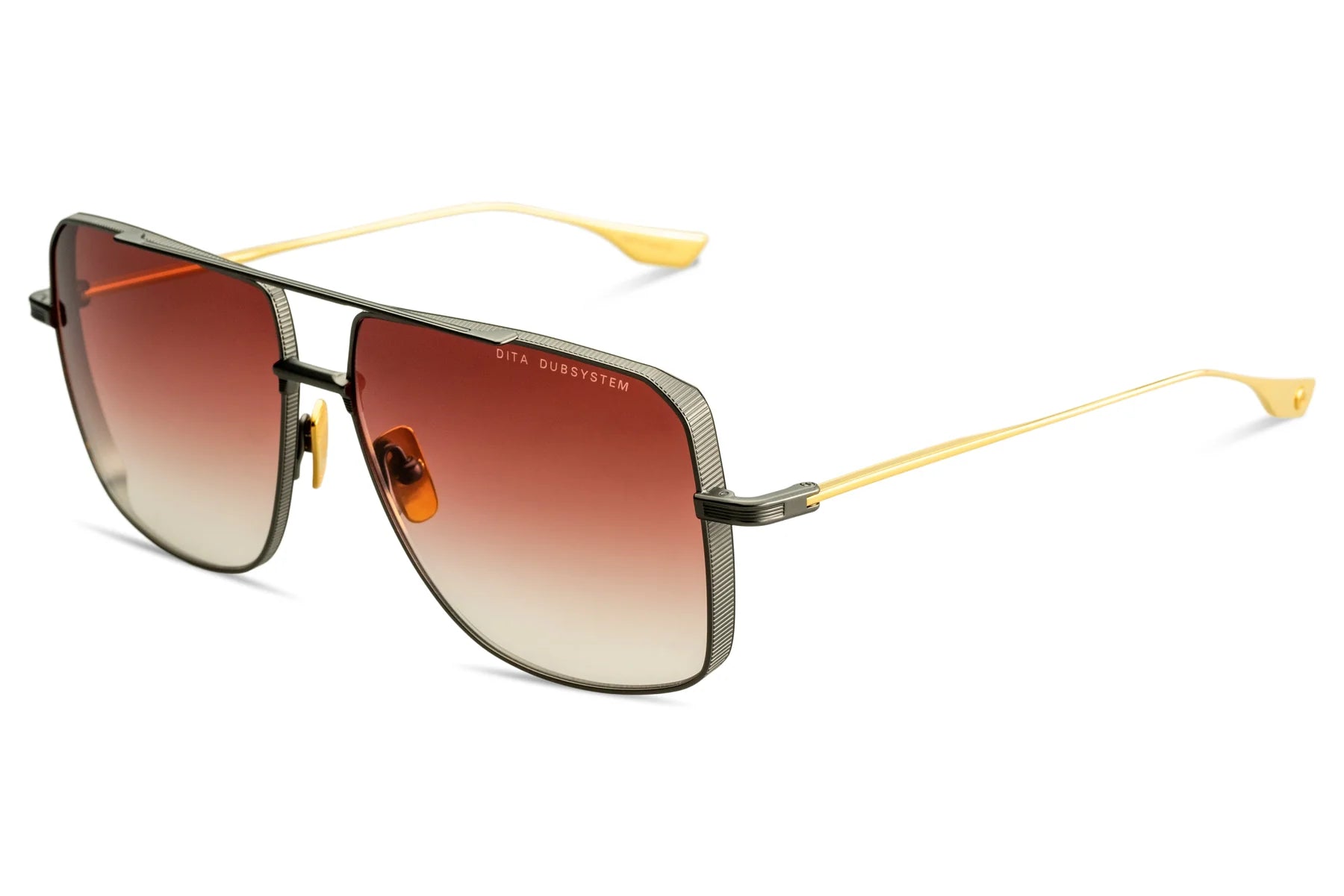 Dita DubSystem DTS157 A 02 Black Burgundy Sunglasses - Stylish UV Protection for Driving & Outdoor Activities