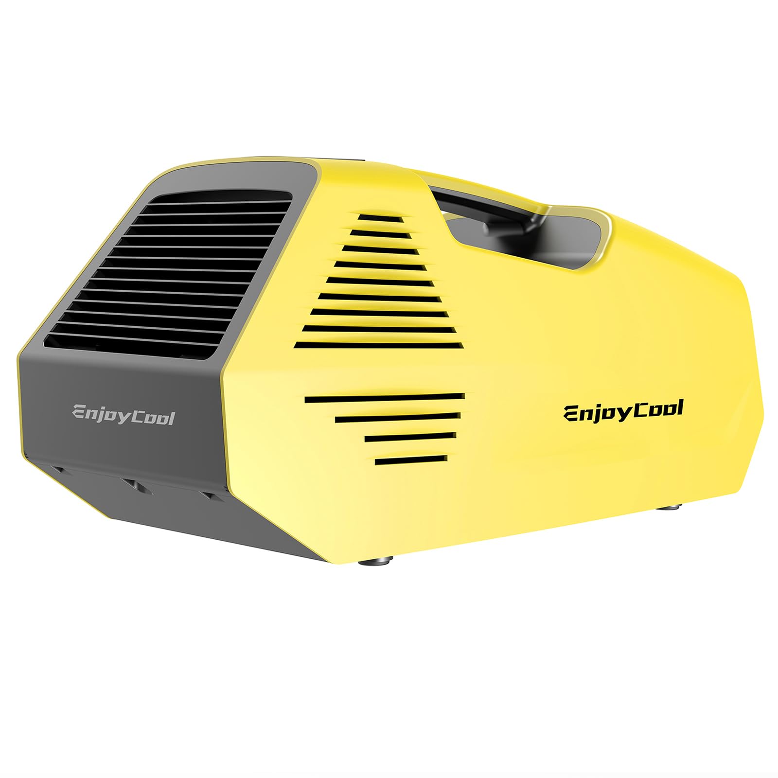 2380 BTU Portable Air Conditioner - Compact Personal Cooler with Fast Cooling, Fan & Sleep Modes - Perfect for RV, Van Life, Camping, Outdoor Adventures, Home Office & Small Spaces - Stay Cool in Hot Weather - Lightweight & Energy Efficient - Great for Bedrooms, Dorms, Garages & Summer Travel (Yellow)