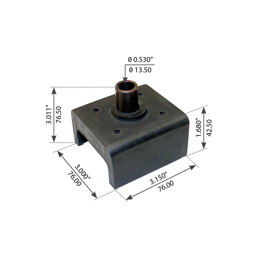 International Navistar Cabin Mount Replacement - Fits 449713C1 & 449713C2 | Heavy Duty Truck Suspension Part for Smoother Rides & Improved Safety