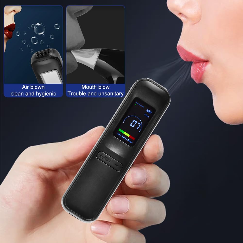 **Portable Non-Contact Breathalyzer – High Accuracy Alcohol Tester for Personal & Professional Use | Home, Office, and Road Safety**