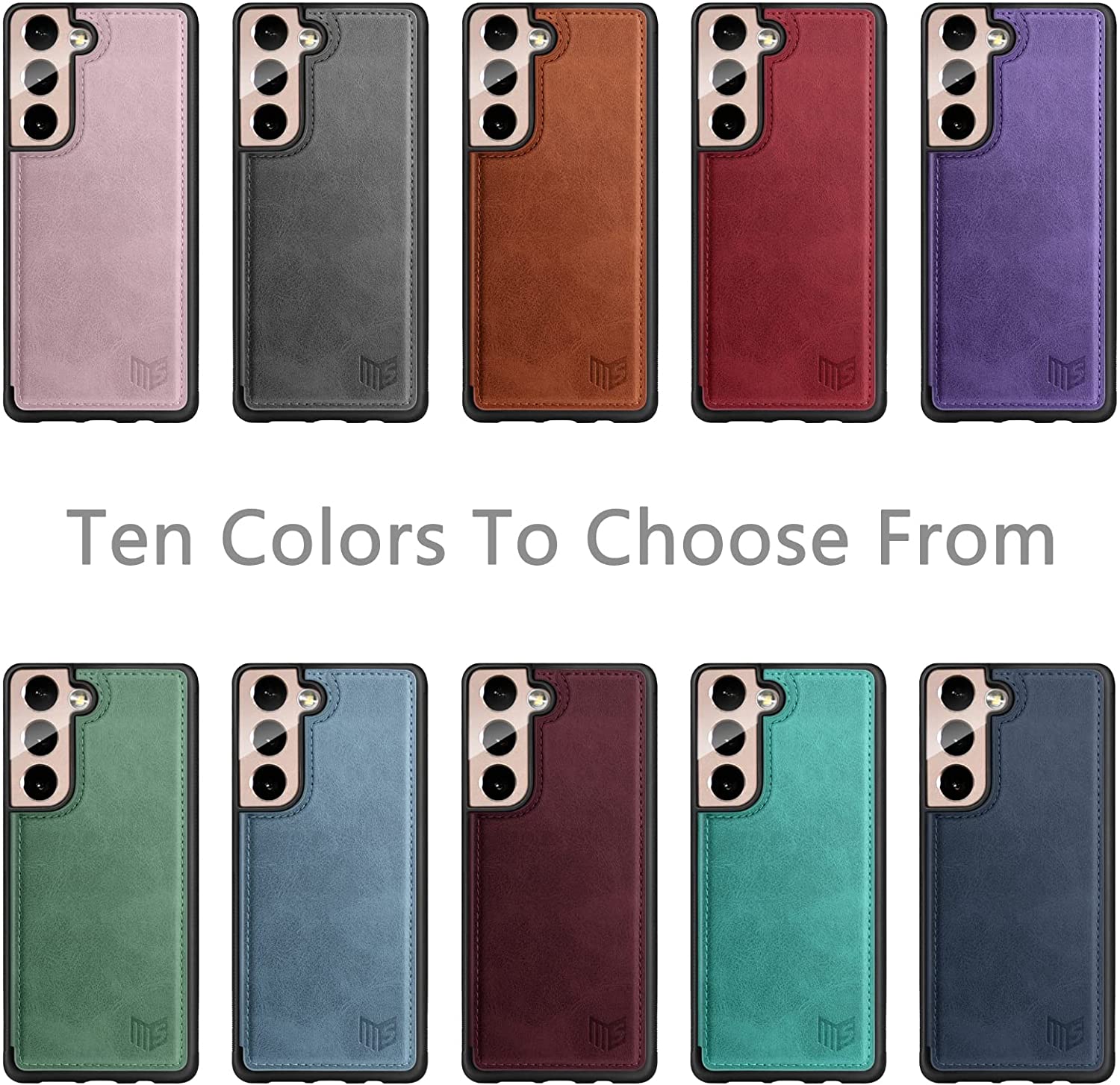 Samsung Galaxy S22 5G 6.1 Inch Phone Case - Slim Wallet Cover with Card Slots (Not Compatible with S22+ 6.6