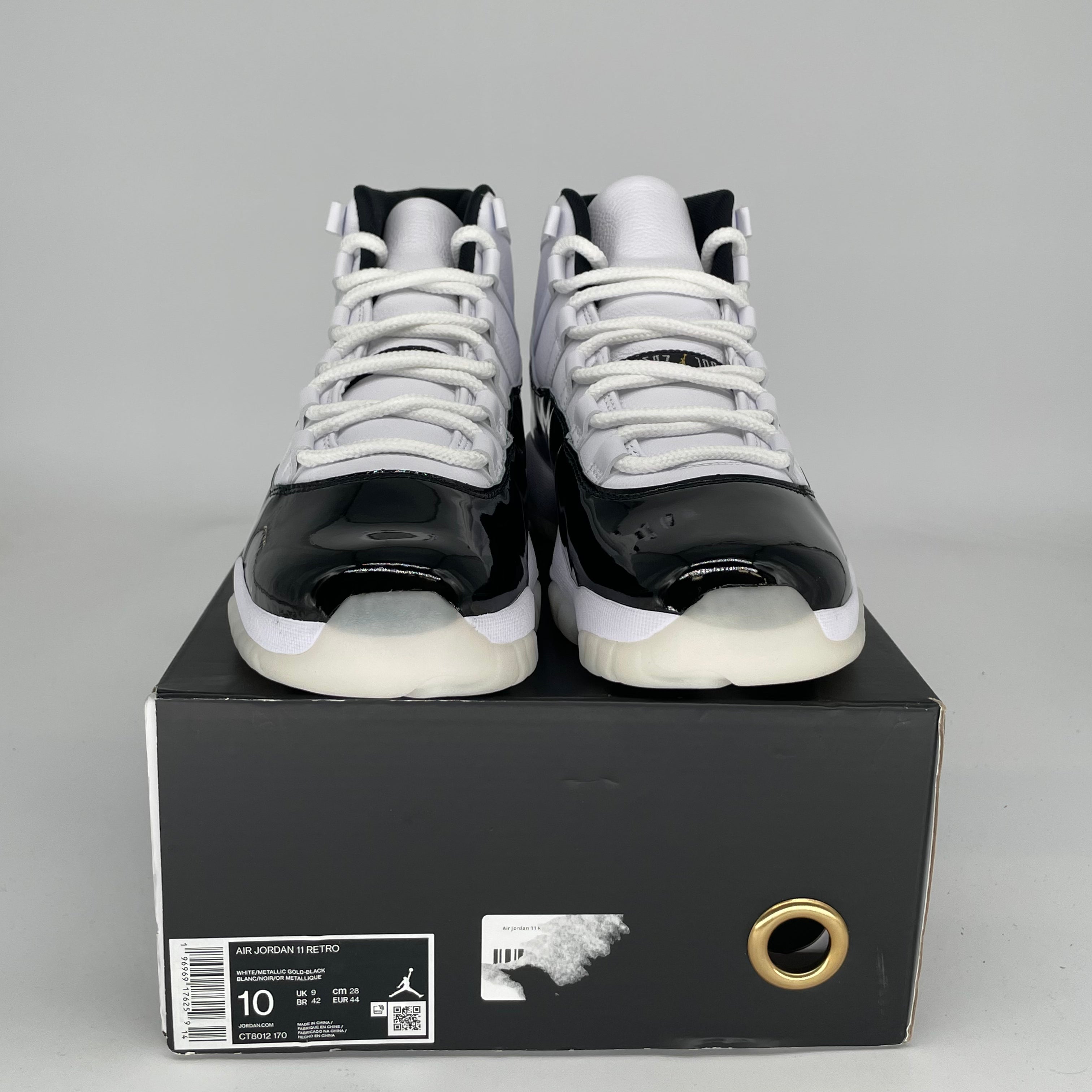 AIR JORDAN 11 DMP GRATITUDE Basketball Shoes Men's Size 10 (CT8012-170) - Retro Style for Court Performance & Streetwear Fashion