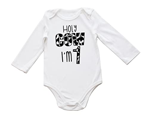 Cow One-Long Sleeve Bodysuit