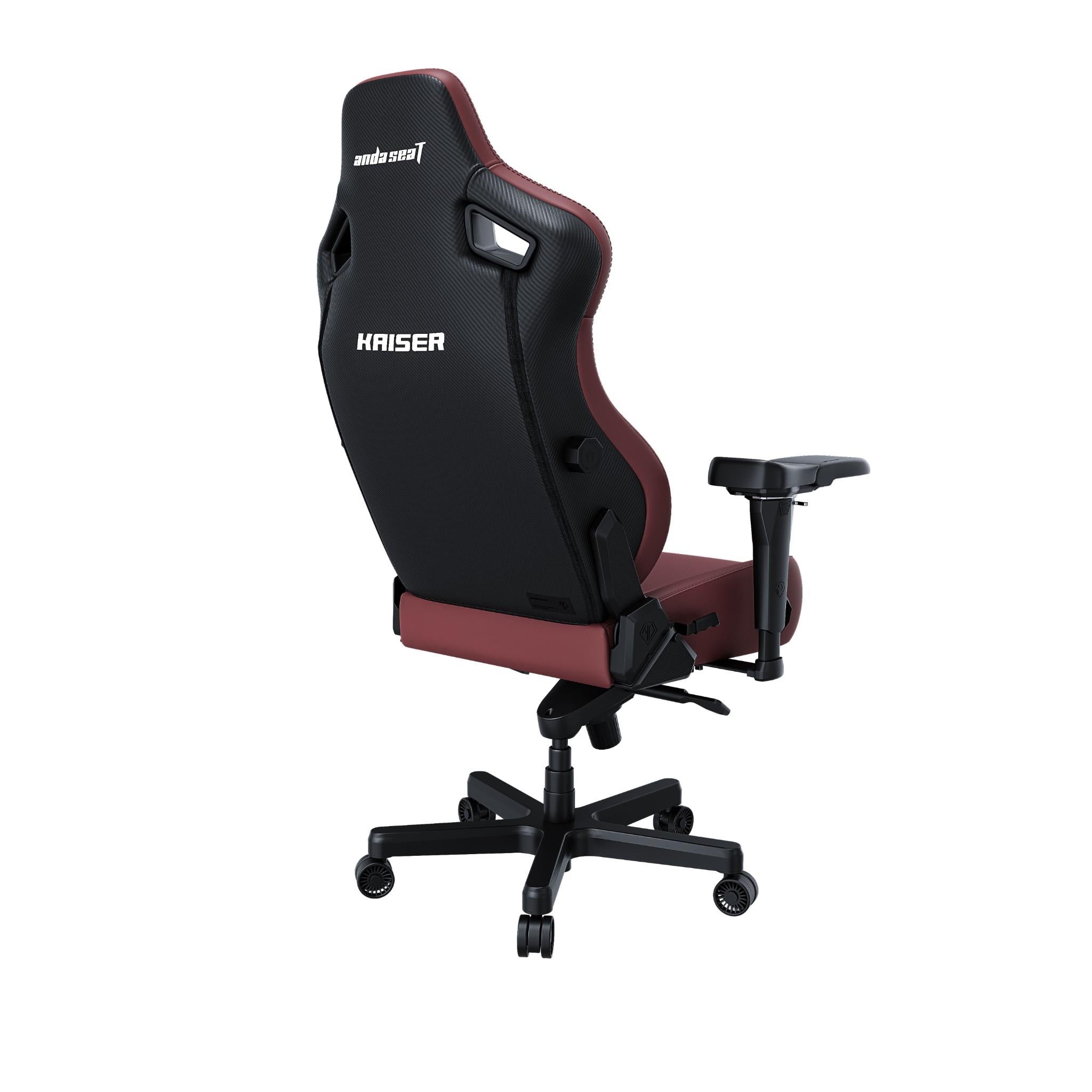 Anda Seat Kaiser 4 Series Premium Gaming Chair - Ergonomic Office Chair with Adjustable Lumbar Support, Classic Maroon (Large) - Perfect for PC Gaming, Home Office & Esports