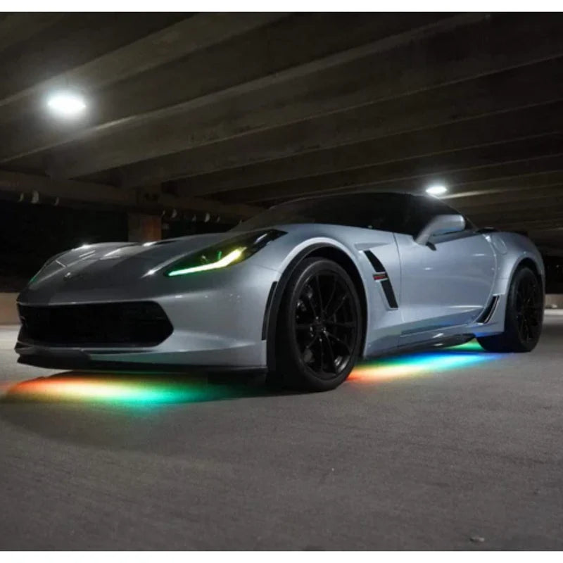 Premium LED Underglow Lighting Kit 3.0 - Flexible RGB Car Neon Lights with Remote Control | Waterproof Underbody Glow for Cars, Trucks & Motorcycles | Perfect for Night Driving, Car Shows & Custom Vehicle Lighting