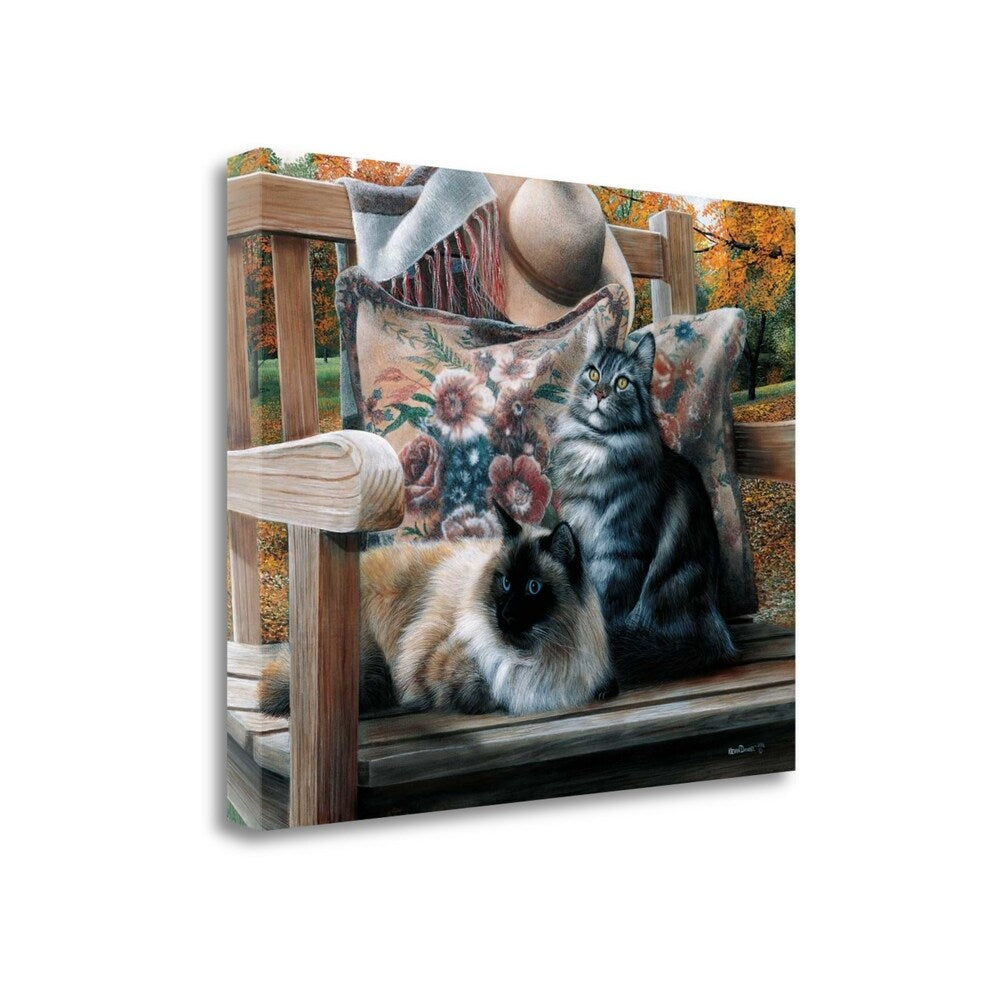 Best Friends by Kevin Daniel - Premium Fine Art Giclee Print on Gallery Wrapped Canvas, Ready to Hang Wall Decor for Living Room, Bedroom & Office