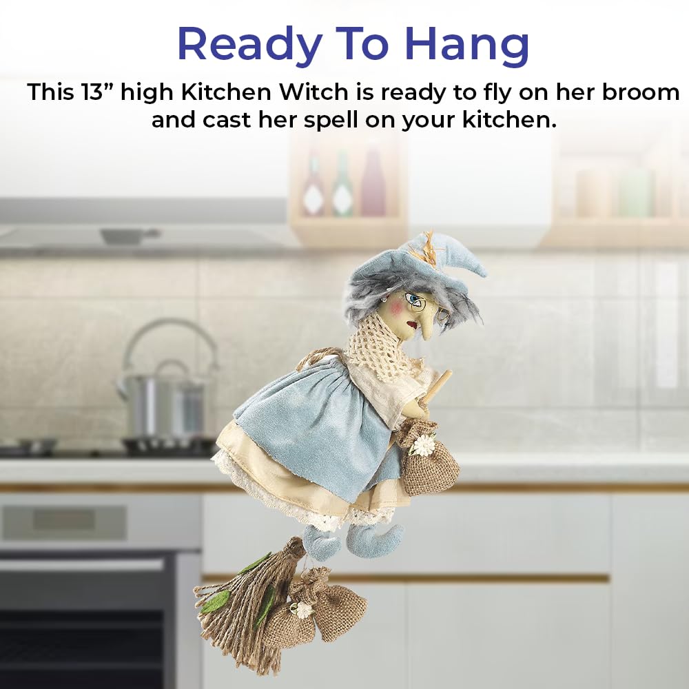 Enchanting Kitchen Witch Doll for Good Luck & Cooking - 13