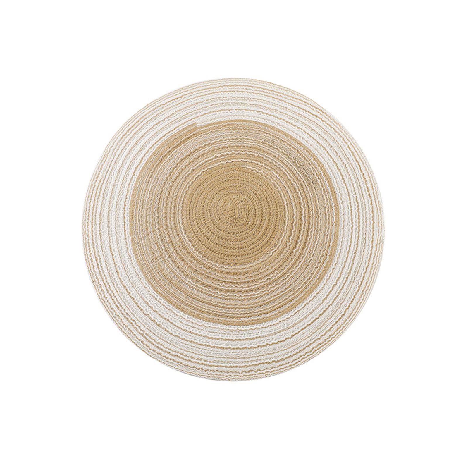 Round Heat-Resistant Insulation Placemat - Nordic Style Table Mat for Dining, Coffee, Tea, Bowls - Non-Slip Circular Table Protector for Western Food, Home Decor & Kitchen Use
