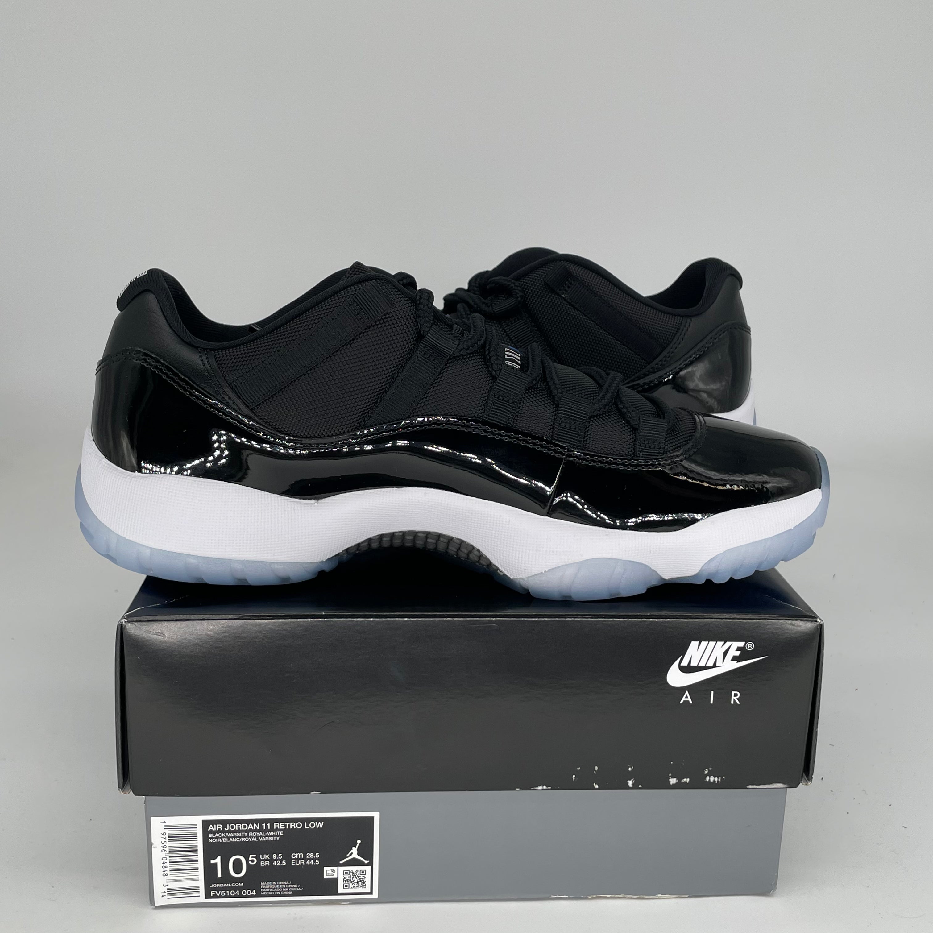 Air Jordan 11 Low Space Jam Men's Basketball Shoes - Size 10.5 (FV5104-004) | Retro Sneakers for Casual Wear & Court Performance