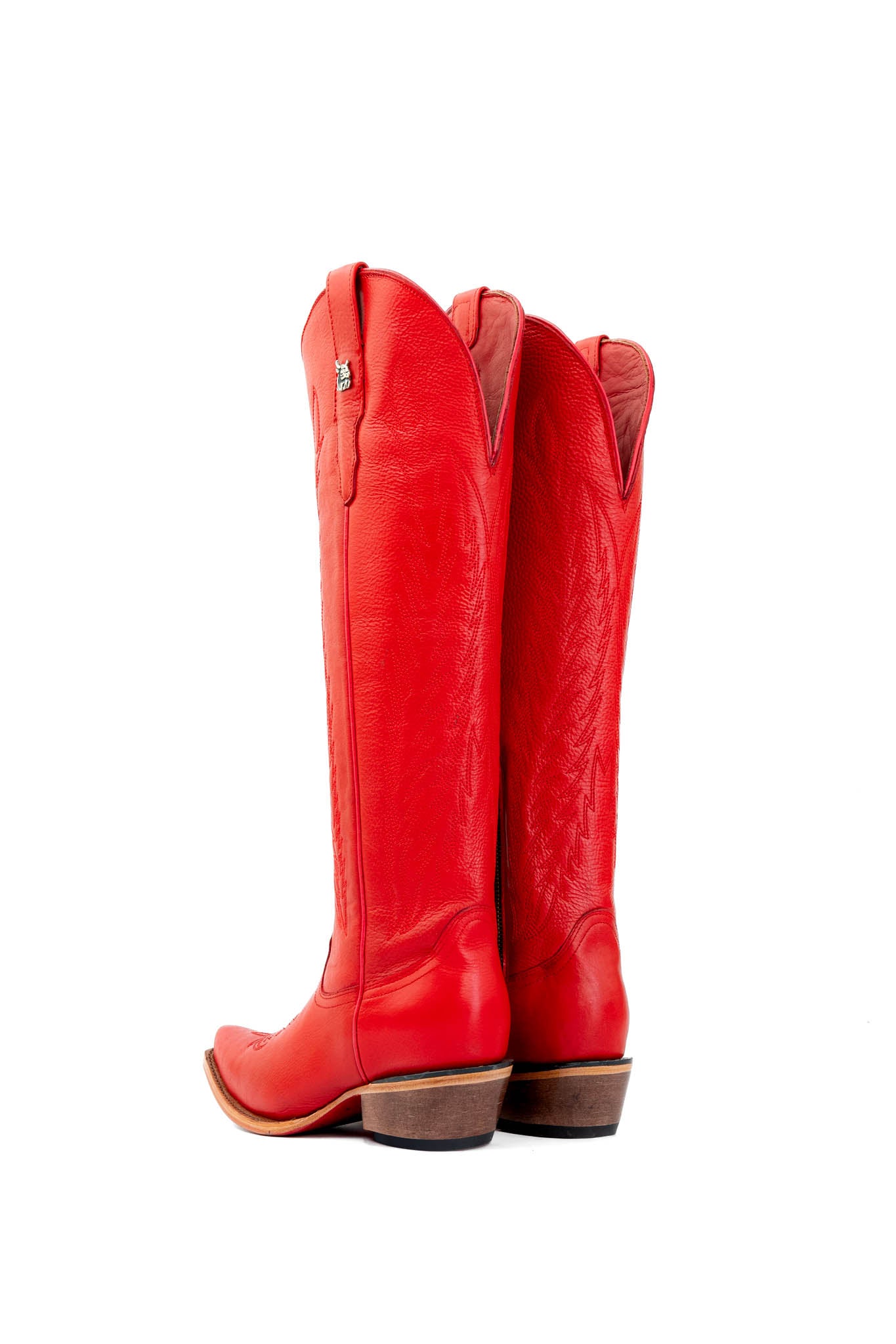 Valentina Women's Tall Red Bottom Snip Toe Cowgirl Boots - Western Fashion for Country Dancing & Rodeo Events