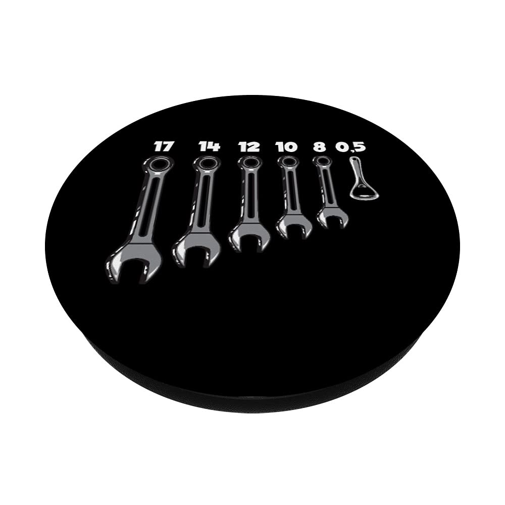 Best Tool Spanner Set with Bottle Opener - Durable Workshop Tools & Swappable PopGrip for Popsockets - Perfect for DIY Projects, Home Repairs, and Outdoor Adventures