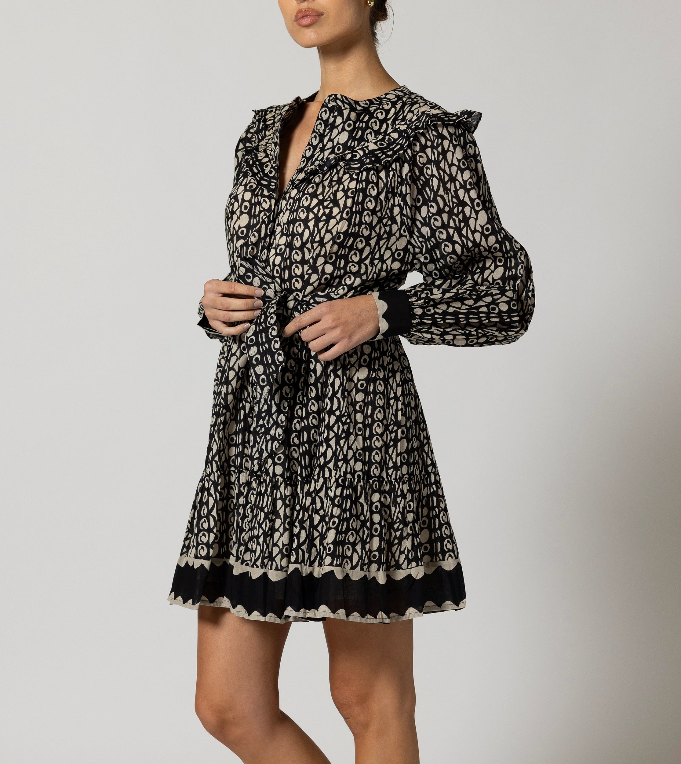 Antonia Mini Dress - Elegant Summer Floral Print Dress for Women | Perfect for Beach Vacations, Date Nights & Casual Outings