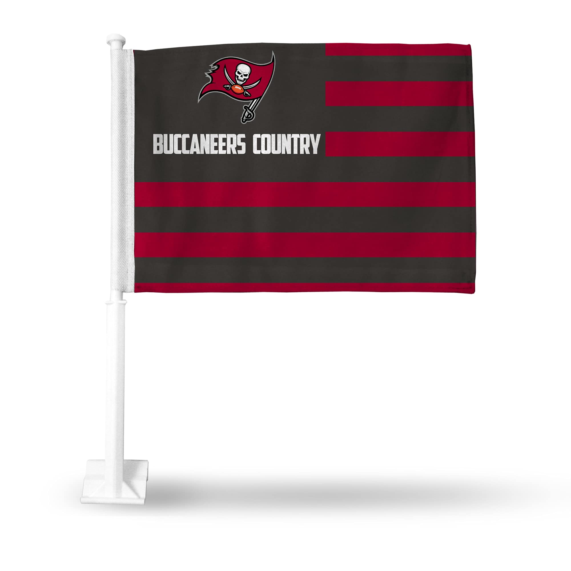 NFL Car Flag - Double Sided Rico Industries Team Logo Car Accessory for Game Day & Tailgating