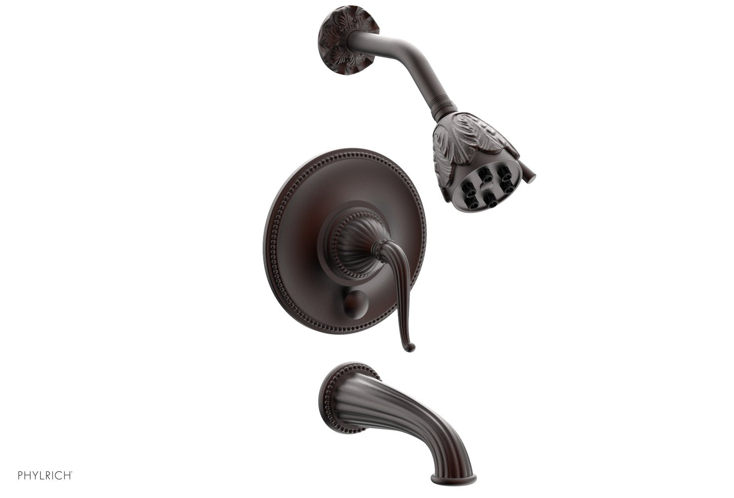 GEORGIAN & BARCELONA PB2141 Pressure Balance Tub and Shower Faucet Set - Matte Black Bathroom Fixture for Modern Homes