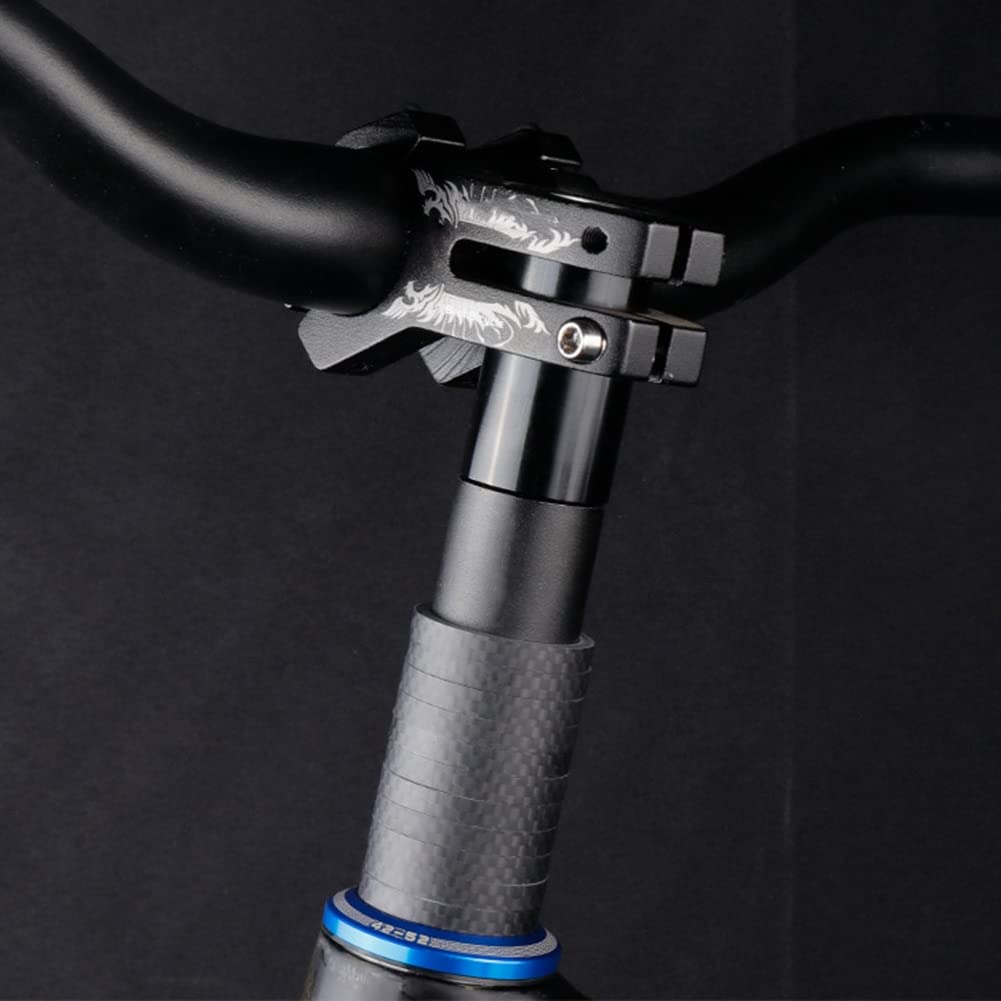 30mm Aluminum Alloy Bike Stem Riser - Bicycle Fork Stem Extender & Handlebar Raiser Adapter for Road & Mountain Bikes - Perfect for Comfort Adjustments and Improved Riding Posture