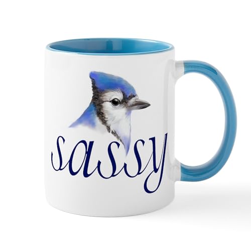 White/Blue Inside - Sassy Blue Jay Mug