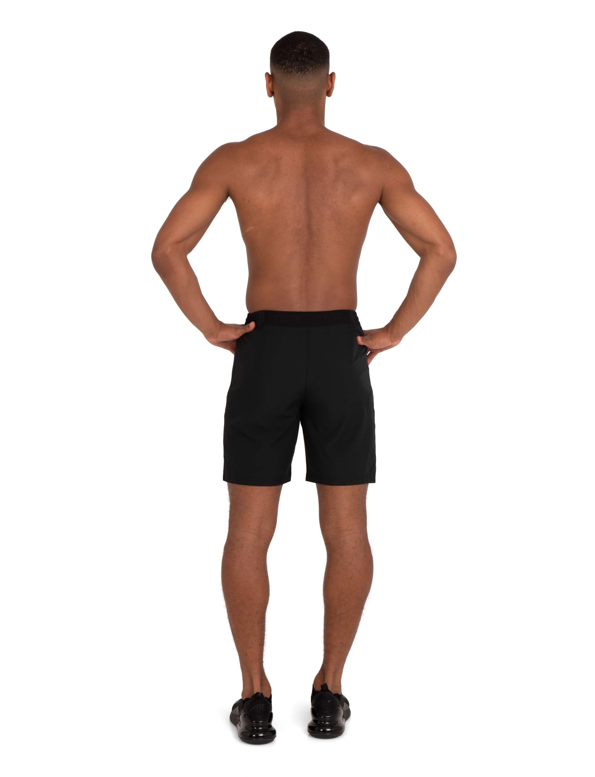 TCA Elite Tech Men's Gym Athletic Workout Running Shorts with Zipper Pockets - Lightweight Quick-Dry Sports Shorts for Training, Jogging & Outdoor Activities