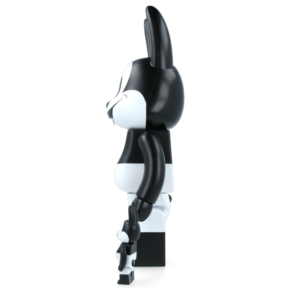 400% + 100% Bearbrick Oswald the Lucky Rabbit Collectible Figure - Perfect for Anime Fans, Home Decor & Gift Giving