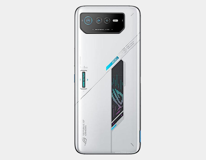 ASUS ROG Phone 6 AI2201 5G Gaming Smartphone - 512GB Storage, 16GB RAM, Dual SIM, GSM Unlocked (White) - Ultimate Mobile Gaming Performance for PUBG, Call of Duty & Fortnite