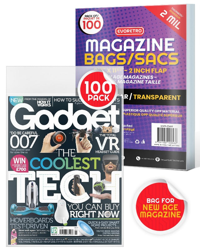 Premium 2MIL Comic Bags for New Magazine Size Comics - Protect & Store Your Valuable Comic Book Collection | Perfect for Collectors, Storage & Display