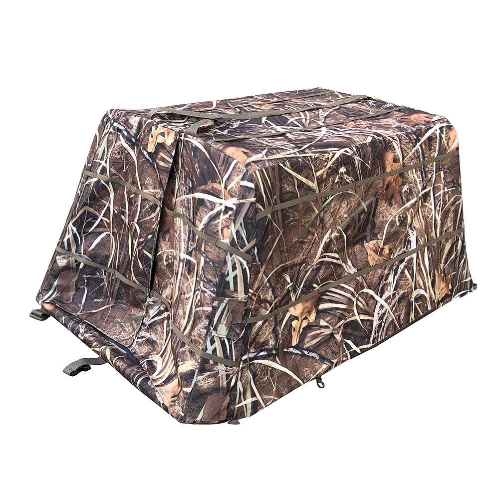 Waterproof Doghouse Ground Blind for Duck Hunting - Portable Camouflage Hunting Shelter for Waterfowl & Turkey - Perfect for Wetlands & Field Hunting