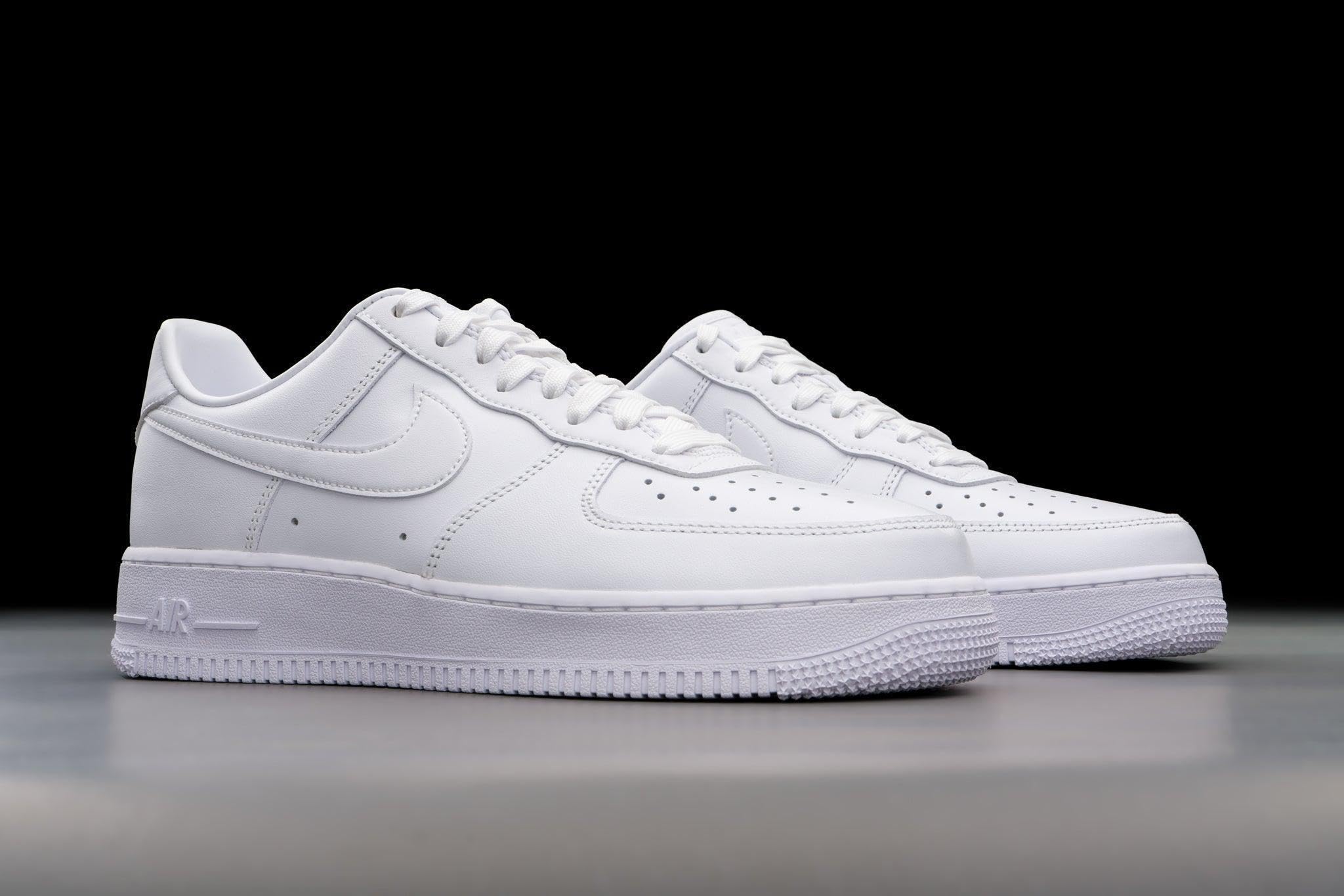 Nike Air Force 1 '07 Men's Basketball Shoes - Classic White Sneakers for Casual Wear, Street Style & Sports Performance