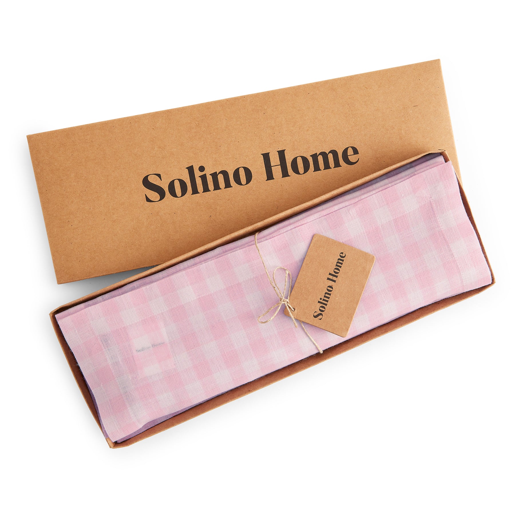 Stylish Gingham Placemats Set of 4 - Cotton Table Mats for Dining Room Decor, Kitchen Table Setting & Picnic Accessories