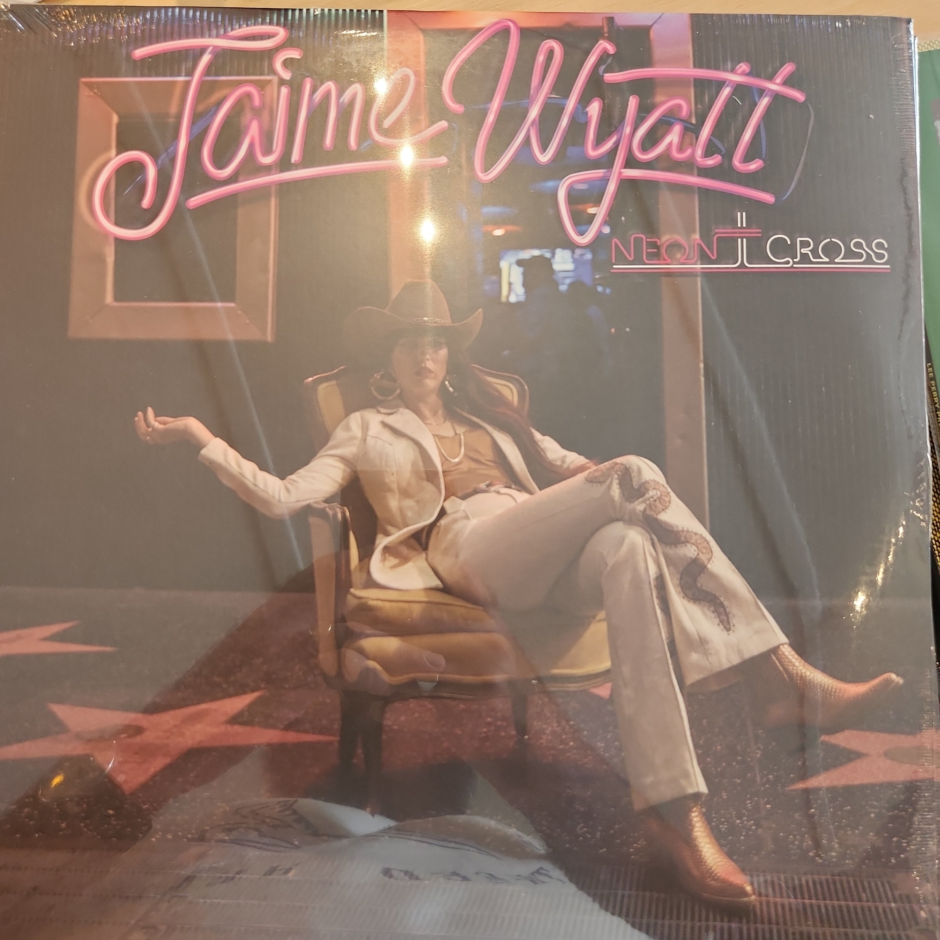 Jaime Wyatt Neon Cross Vinyl LP - Limited Edition Country Rock Record for Collectors & Music Lovers - Perfect for Home Listening & Gift Giving