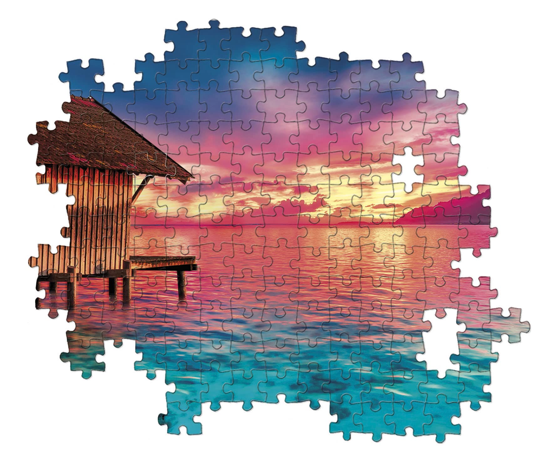 Clementoni 35120 Peace Puzzle - Living The Present 500 Piece Adult Jigsaw Puzzle, Relaxing Landscape Puzzle for Stress Relief & Mindfulness - Made in Italy | Perfect for Meditation Rooms, Home Decor & Gift Giving