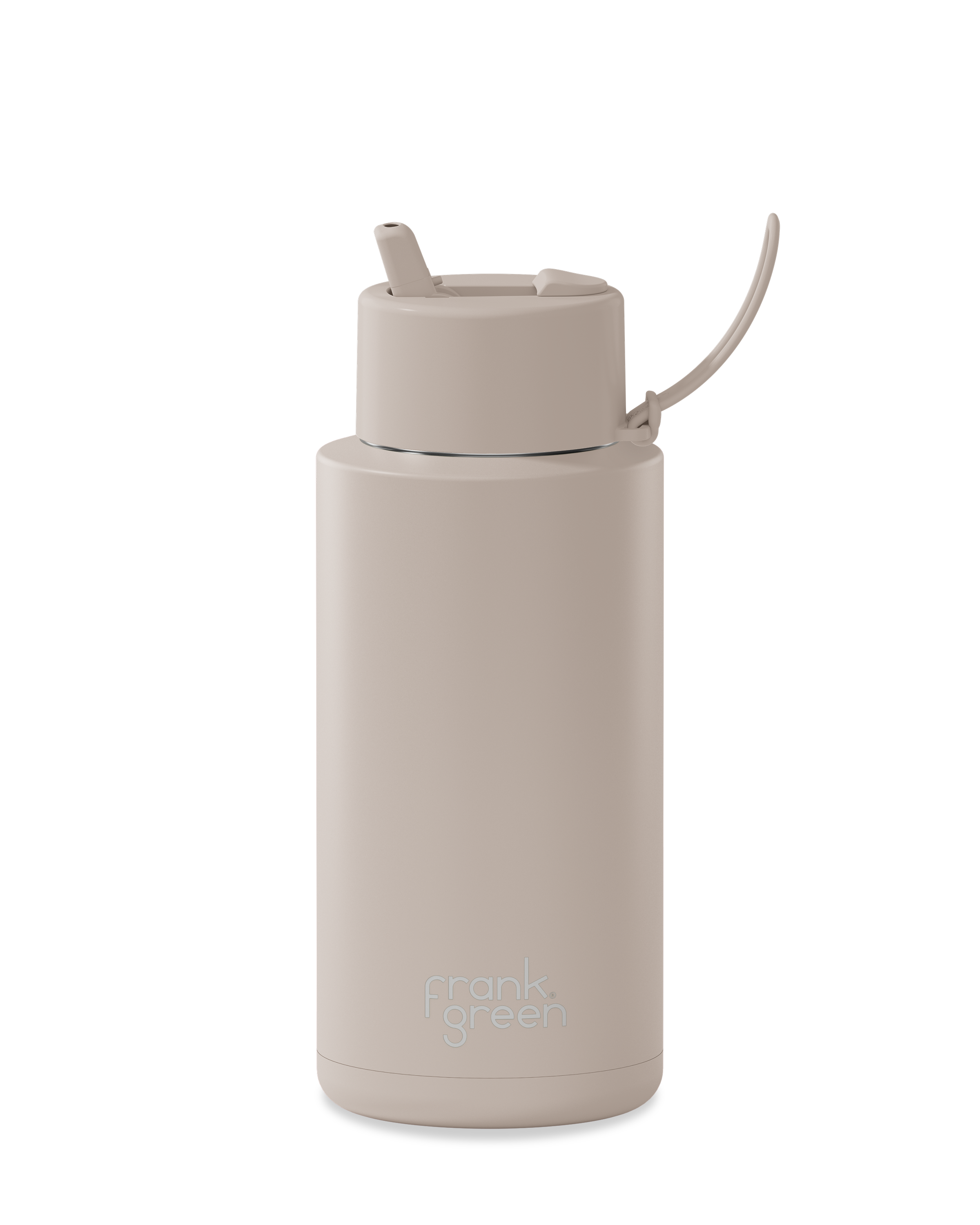 Eco-Friendly Ceramic Reusable Water Bottle - 34oz (1000ml) Moon Dust Design - Perfect for Travel, Gym & Office Hydration